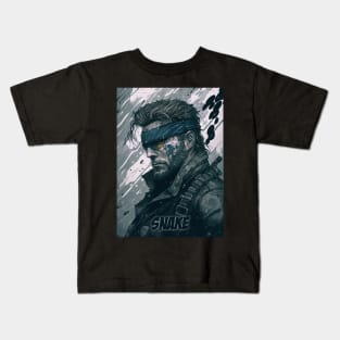 Snake Portrait Kids T-Shirt